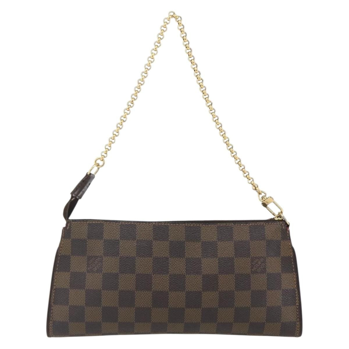 Louis Vuitton Sophie Handbag Damier Brown Canvas Clutche & Pouche Bag