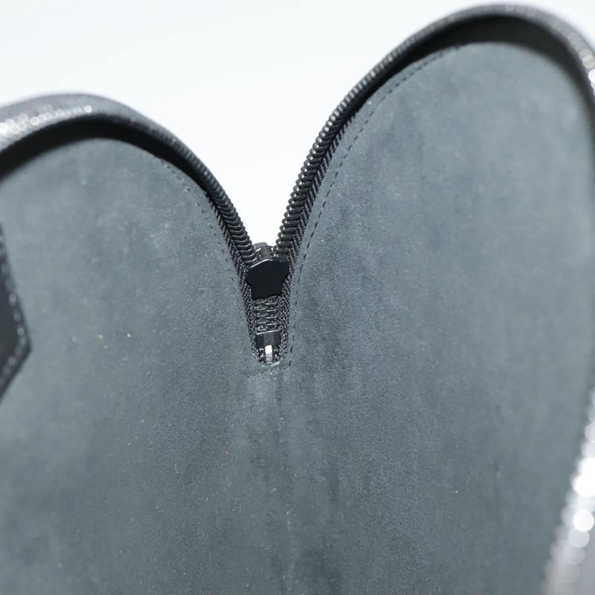Louis Vuitton Disk Pouch Leather Black Leather Clutche & Pouche Bag
