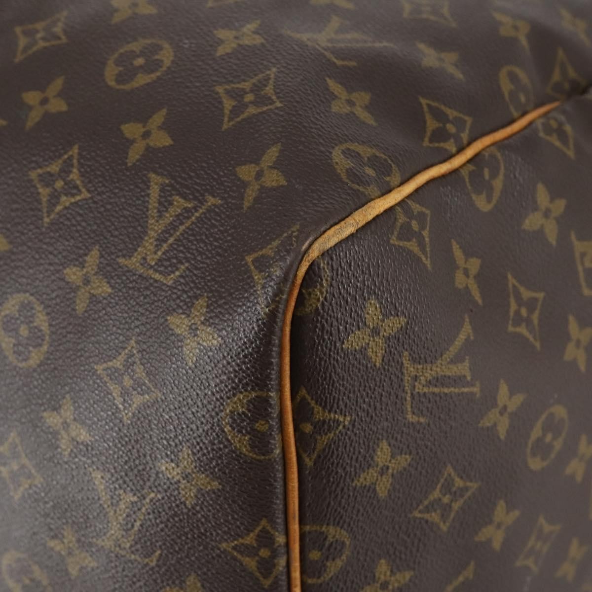 Louis Vuitton Keepall Bag Monogram Canvas Brown Canvas Travel Bag
