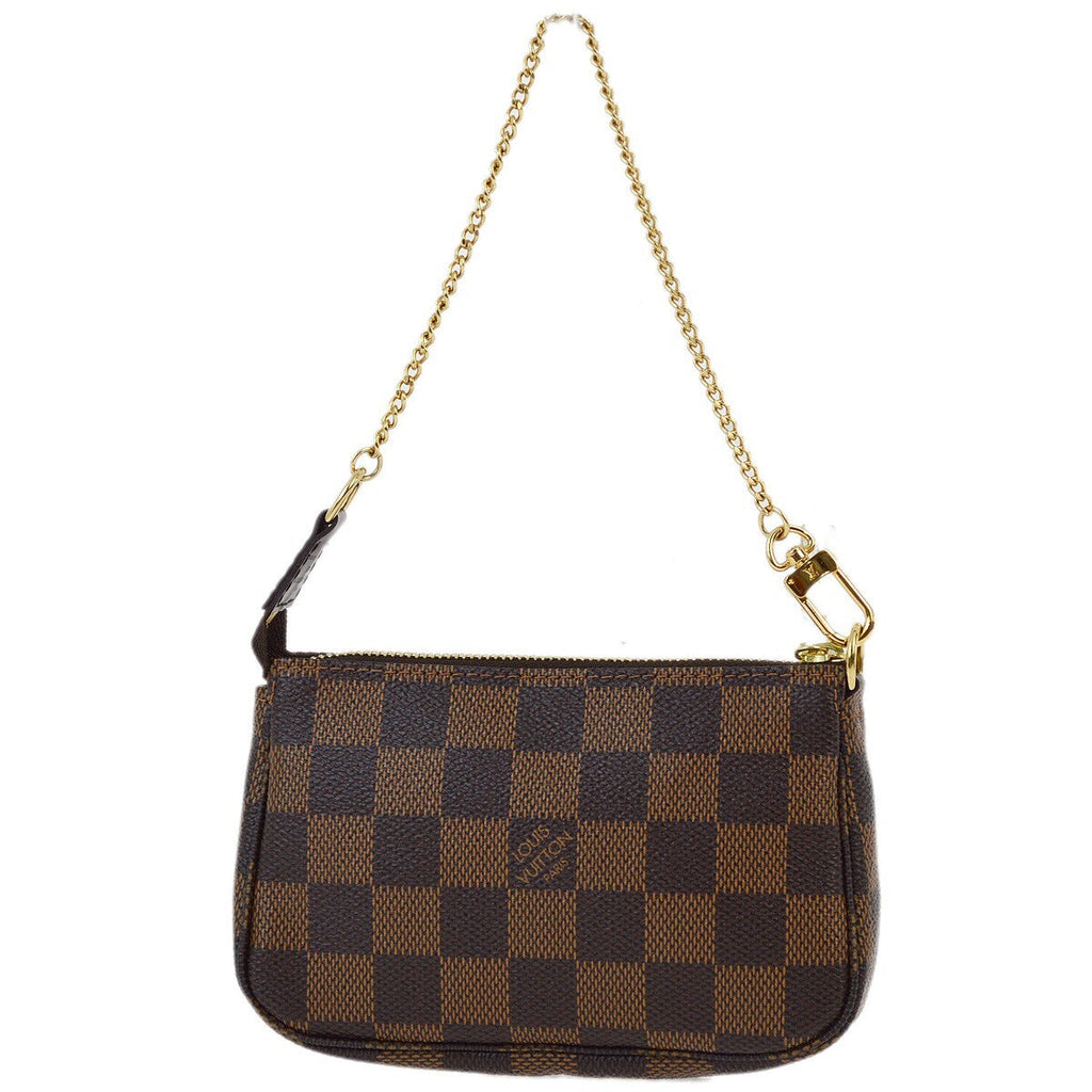 Louis Vuitton Pochette Accessoires Limited Edition Damier Brown Canvas Clutche & Pouche Bag