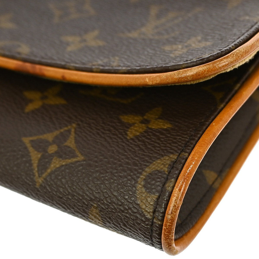 Louis Vuitton Twin Handbag Monogram Canvas Brown Canvas Shoulder Bag