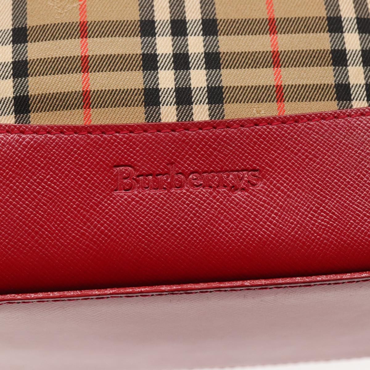 Burberry Nova Check Shoulder Bag Canvas And Leather Beige Canvas Shoulder Bag