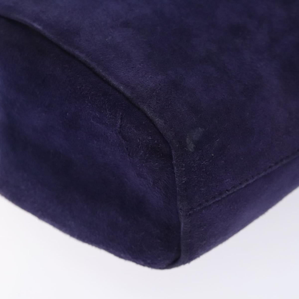 Prada Vintage Handbag Suede Purple Suede Handbag