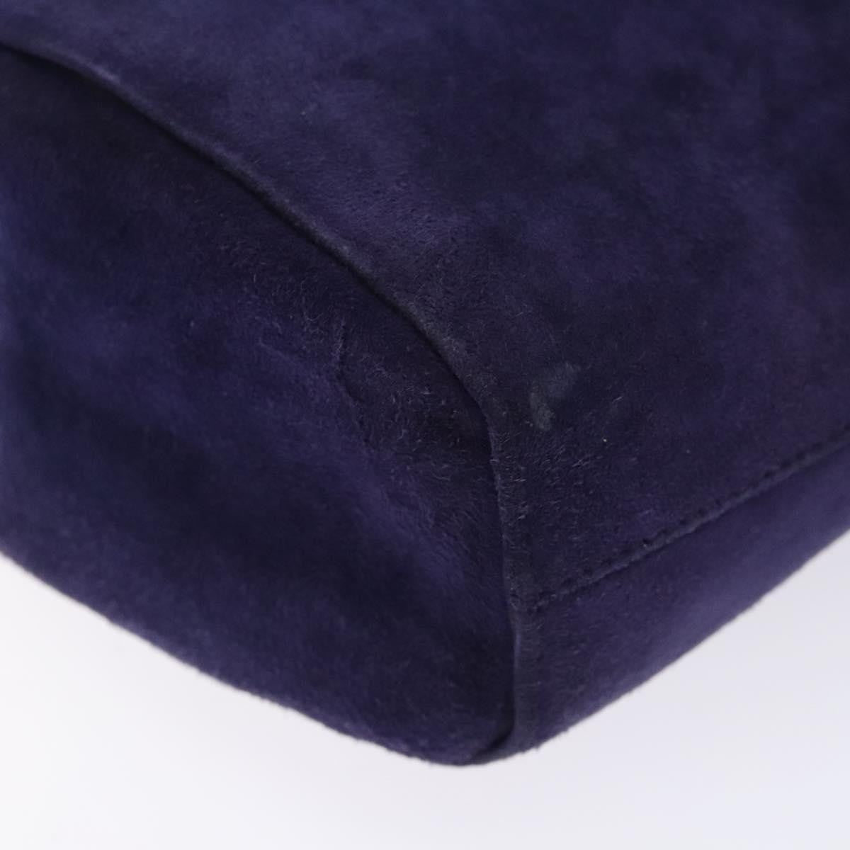 Prada Vintage Handbag Suede Purple Suede Handbag