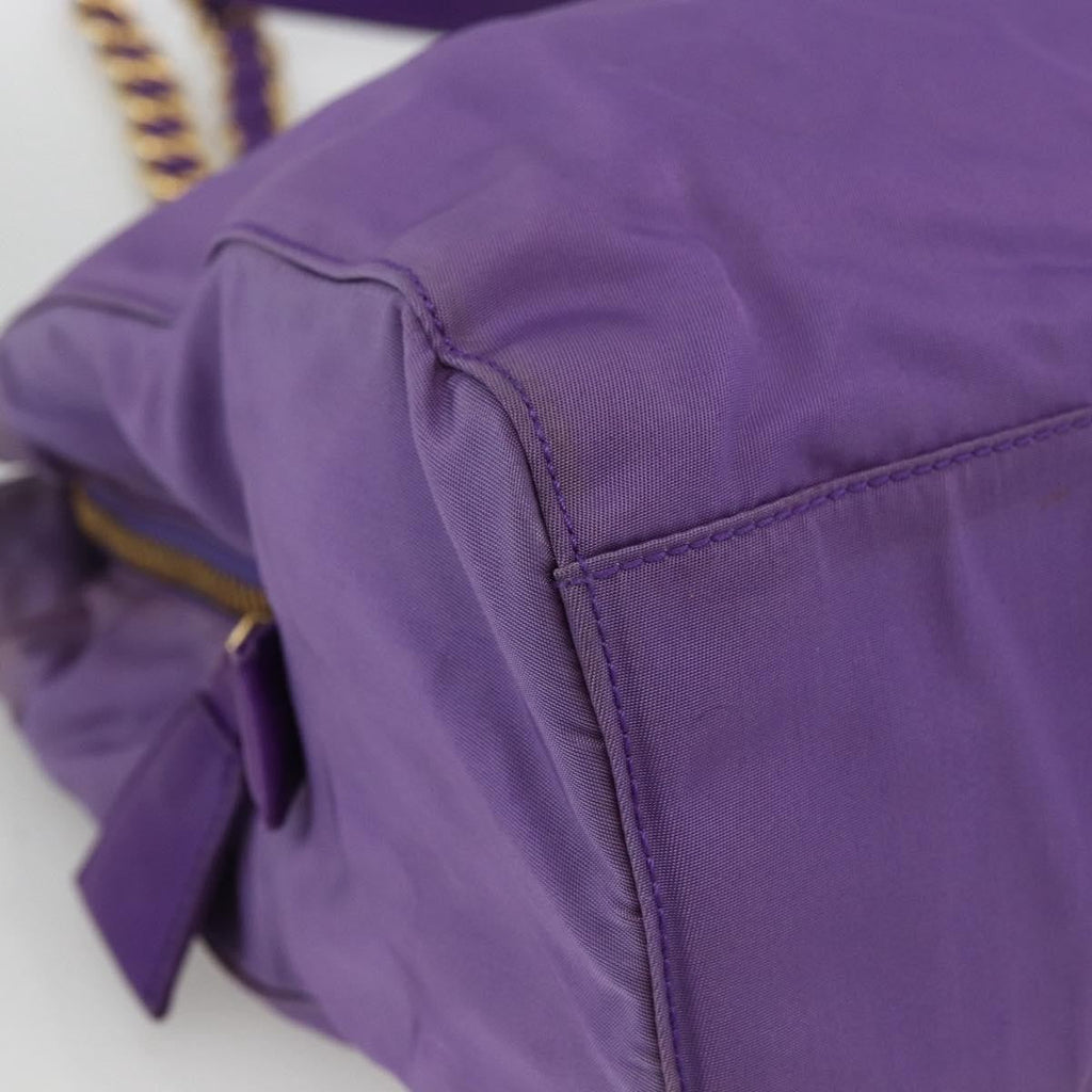 Prada Vintage Shoulder Bag Tessuto Purple Nylon Shoulder Bag Bag