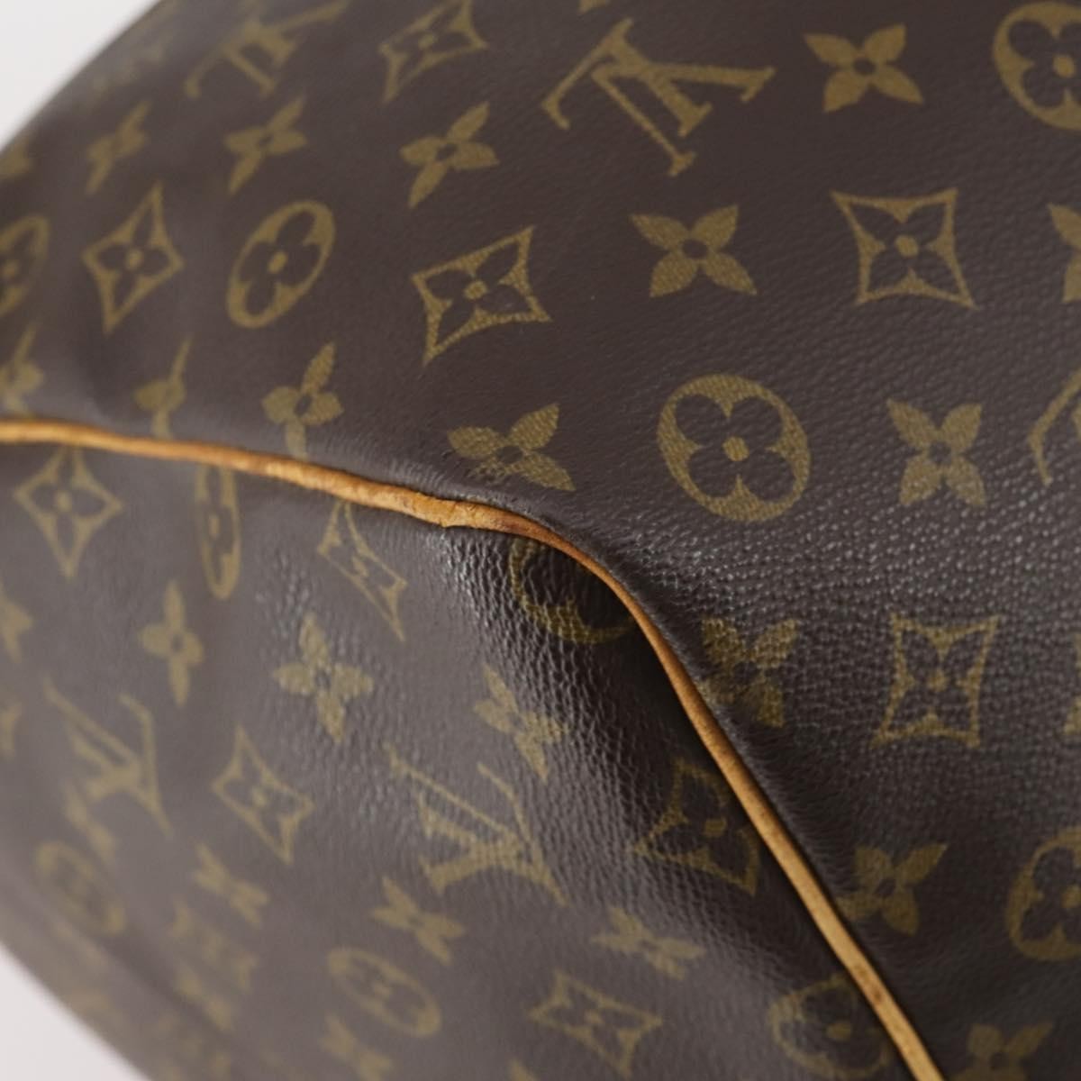 Louis Vuitton Keepall Bag Monogram Canvas Brown Canvas Travel Bag