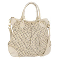 Louis Vuitton Marina Handbag Mini Lin Croisette Beige Canvas Handbag