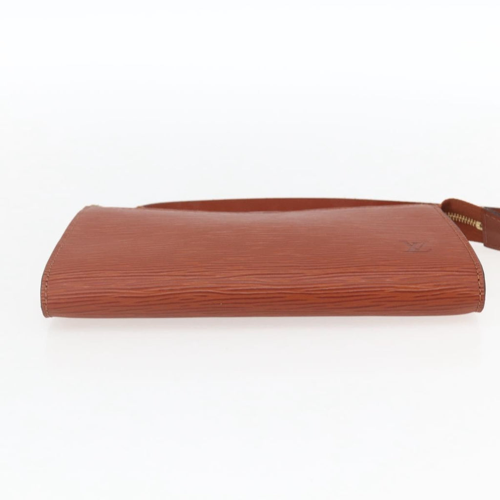 Louis Vuitton Pochette Accessoires Epi Leather Brown Leather Clutche & Pouche Bag