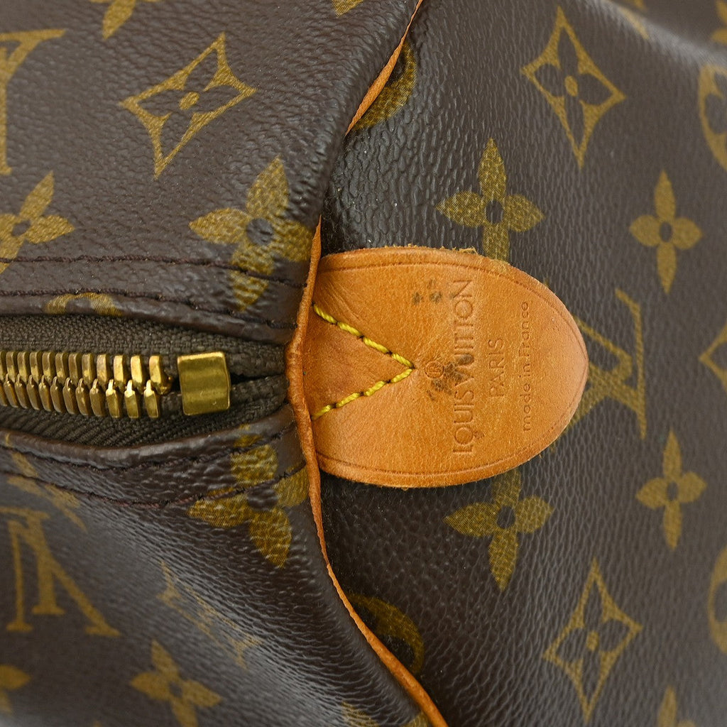 Louis Vuitton Keepall Bag Monogram Canvas Brown Canvas Travel Bag