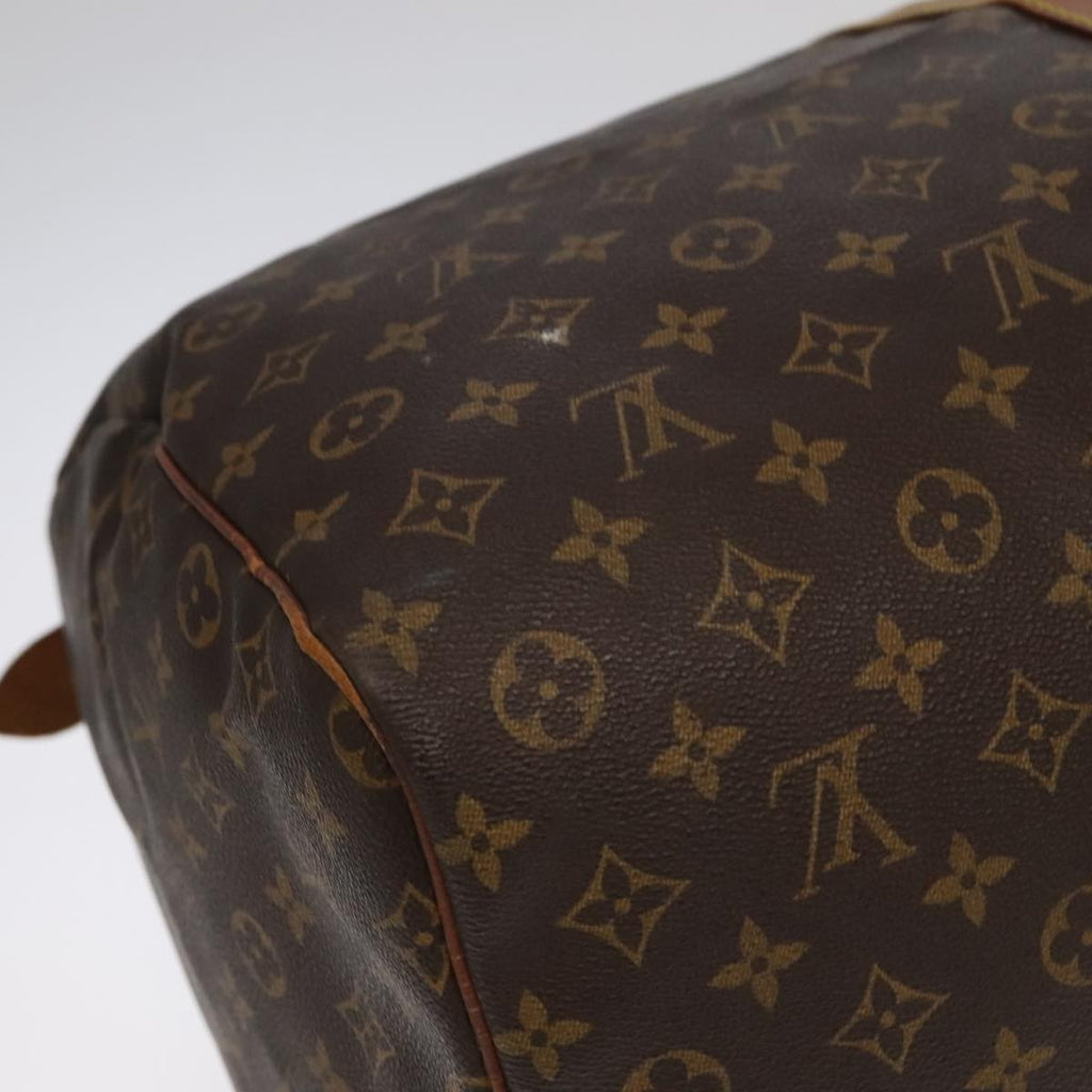 Louis Vuitton Keepall Bag Monogram Canvas Brown Canvas Travel Bag