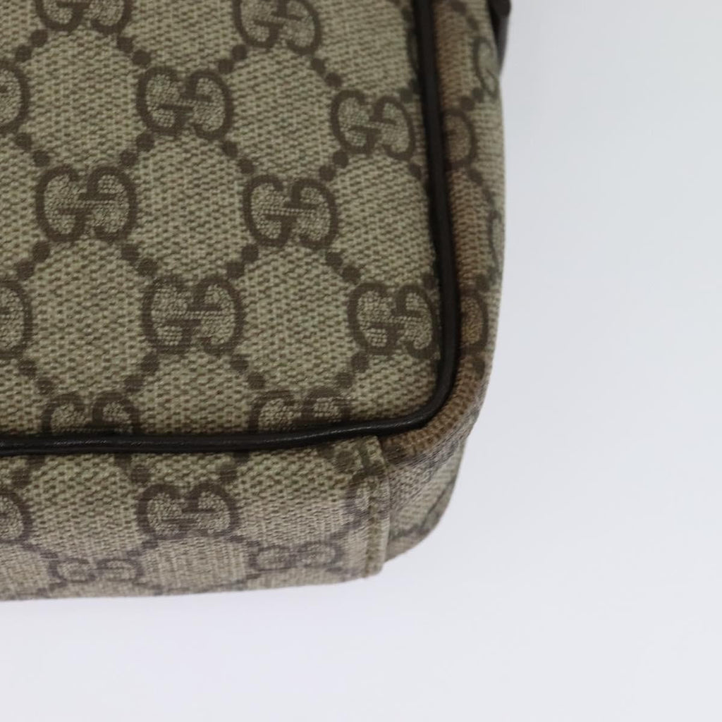Gucci Gg Supreme Shoulder Bag Canvas Beige Canvas Shoulder Bag Bag (Pre-Owned)