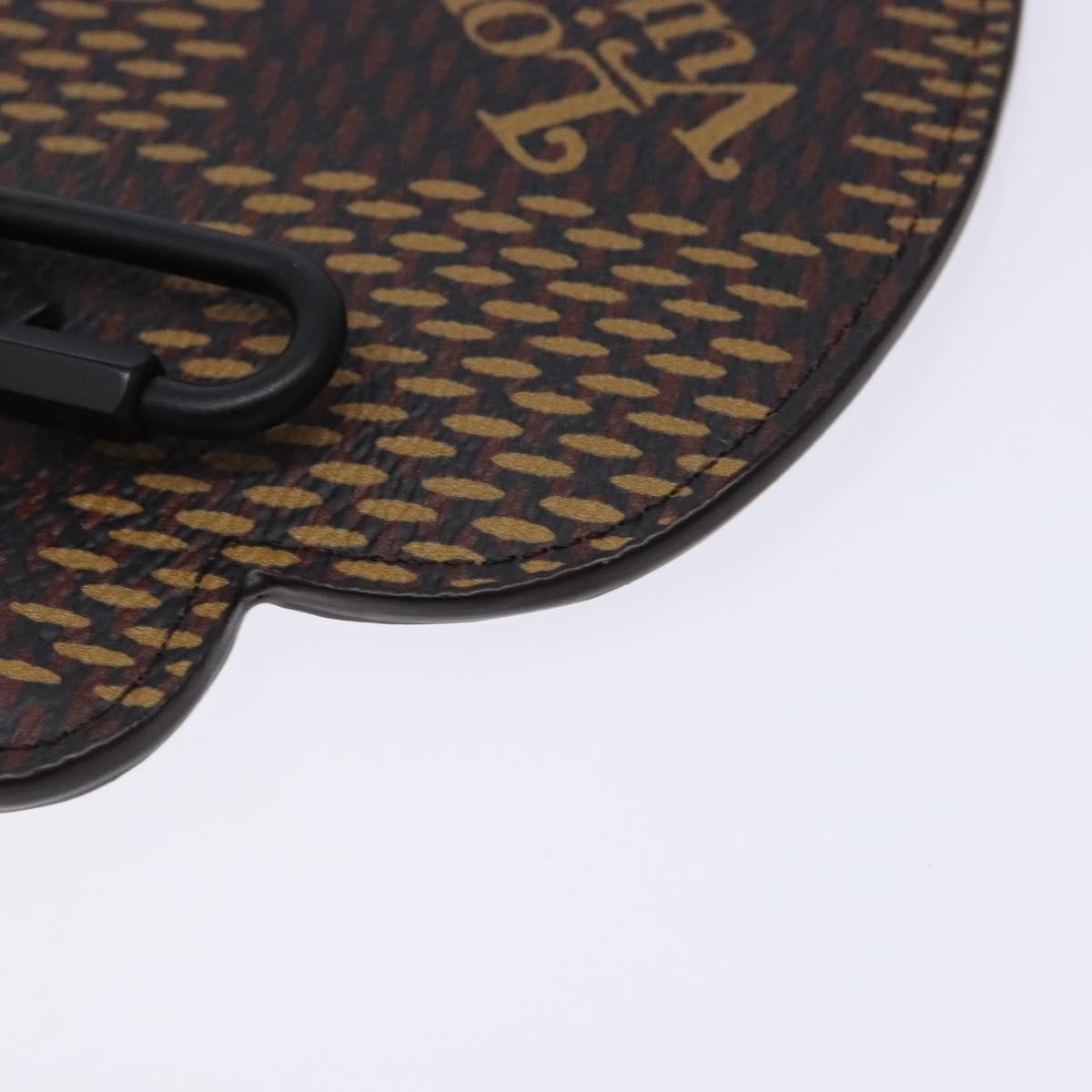 Louis Vuitton Nigo Duck Coin Holder Printed Leather And Limited Edition Giant Damier Black Canvas Wallets Accessory