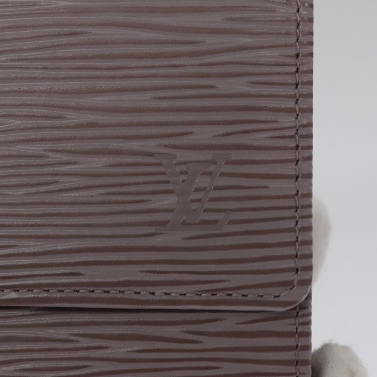 Louis Vuitton Elise Wallet Epi Leather Purple Leather Wallets Accessory