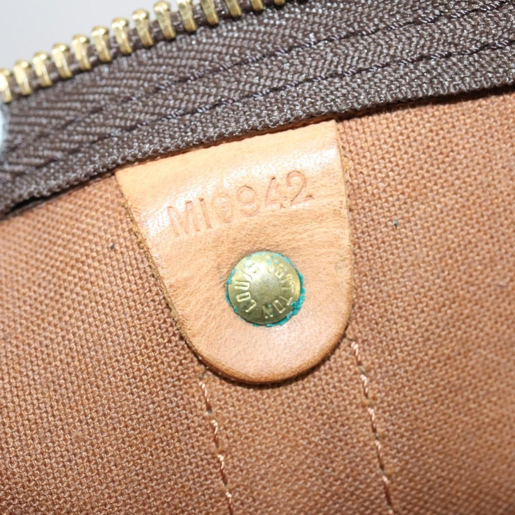 Louis Vuitton Keepall Bag Monogram Canvas Brown Canvas Travel Bag