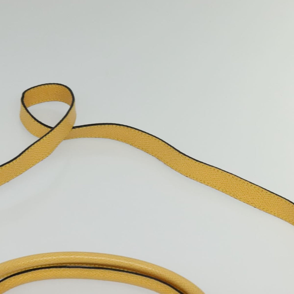 Celine Handbag Leather Yellow Leather Handbag
