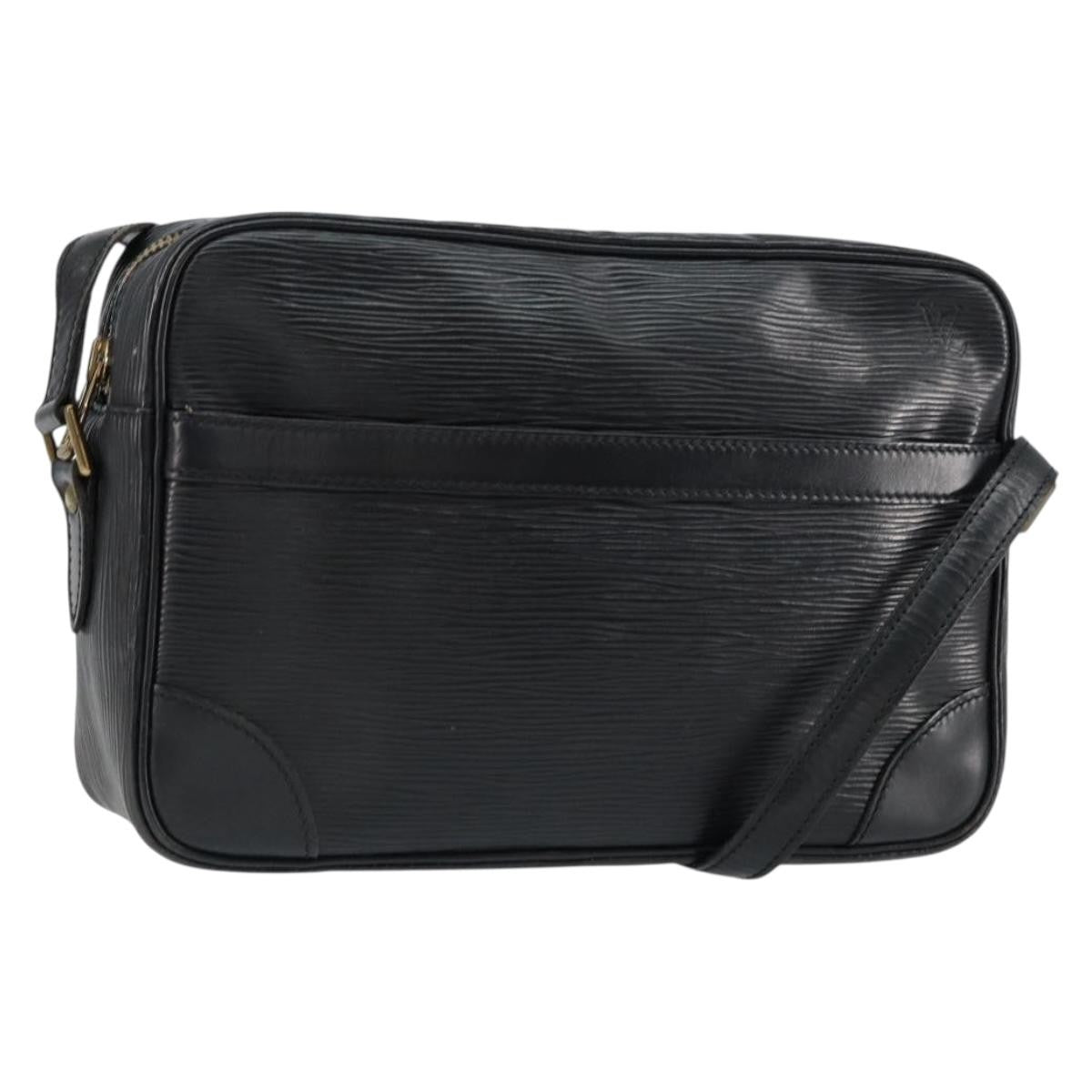 Louis Vuitton Trocadero Handbag Epi Leather Black Leather Shoulder Bag