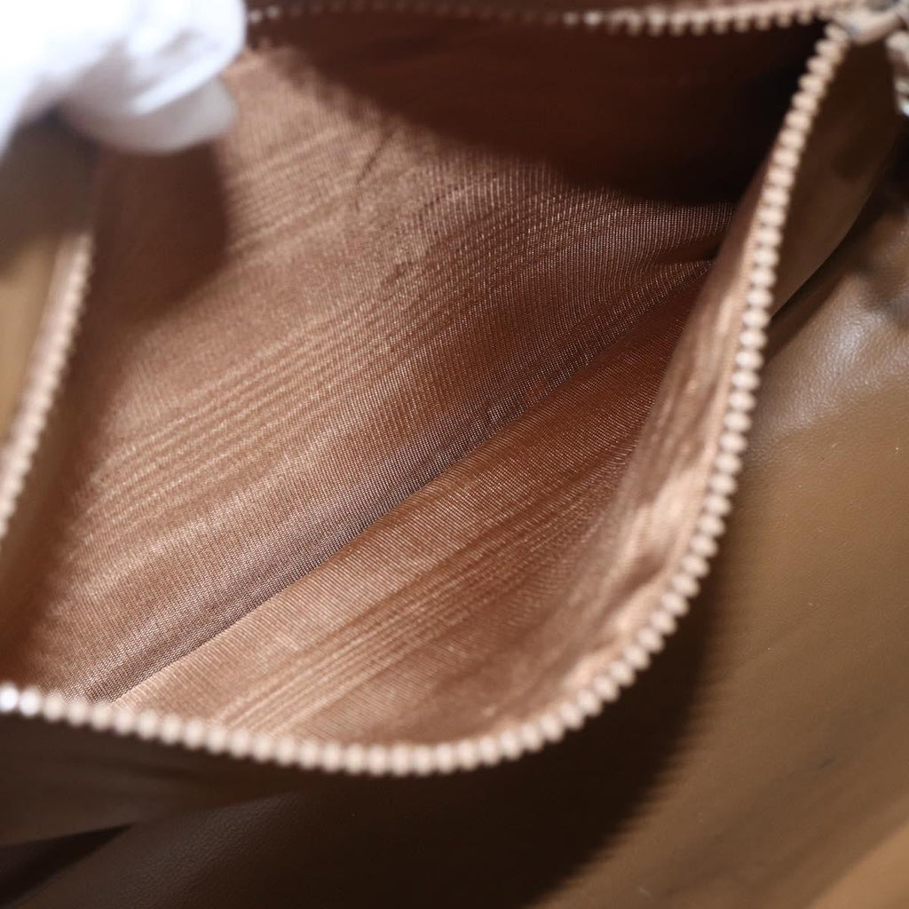 Celine Macadam Pochette Canvas And Leather Beige Canvas Clutche & Pouche Bag