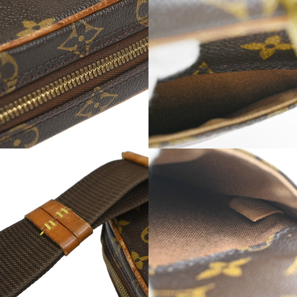 Louis Vuitton Pochette Gange Monogram Canvas Brown Canvas Clutche & Pouche Bag