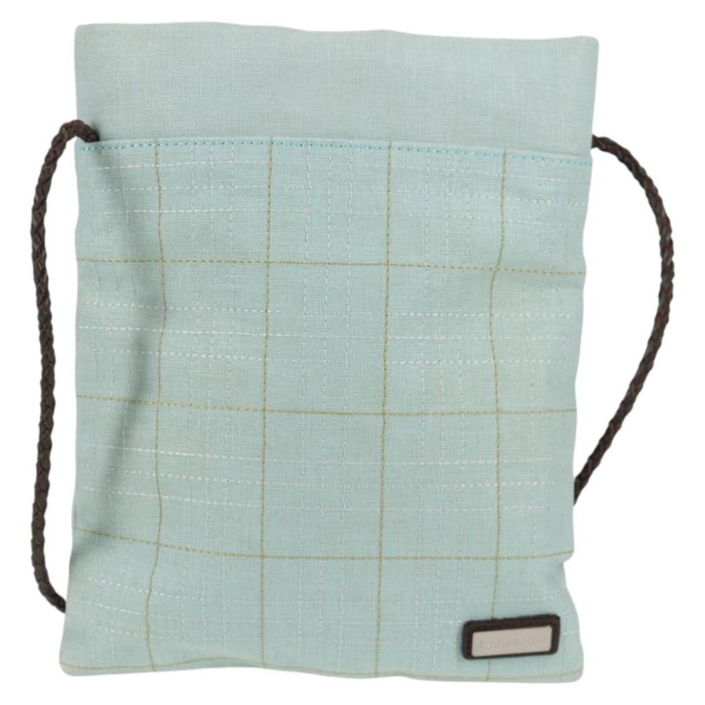 Burberry Vintage Shoulder Bag Canvas Blue Canvas Shoulder Bag