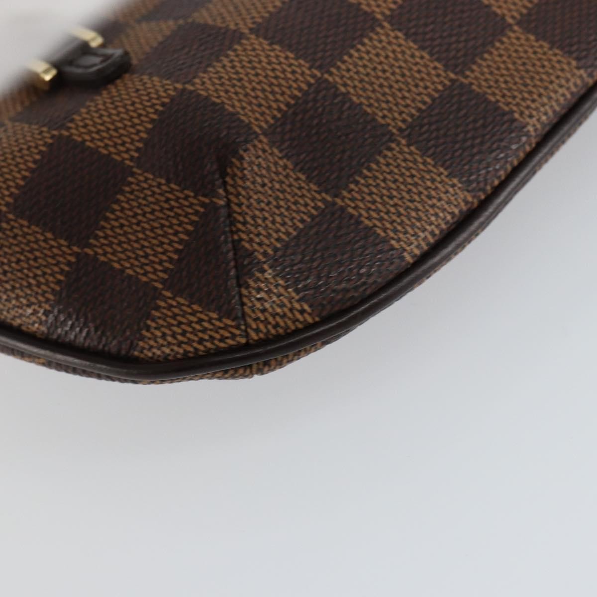 Louis Vuitton Manosque Pochette Damier Brown Canvas Clutche & Pouche Bag