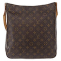 Louis Vuitton Monogram Looping Handbag Monogram Canvas Brown Canvas Shoulder Bag