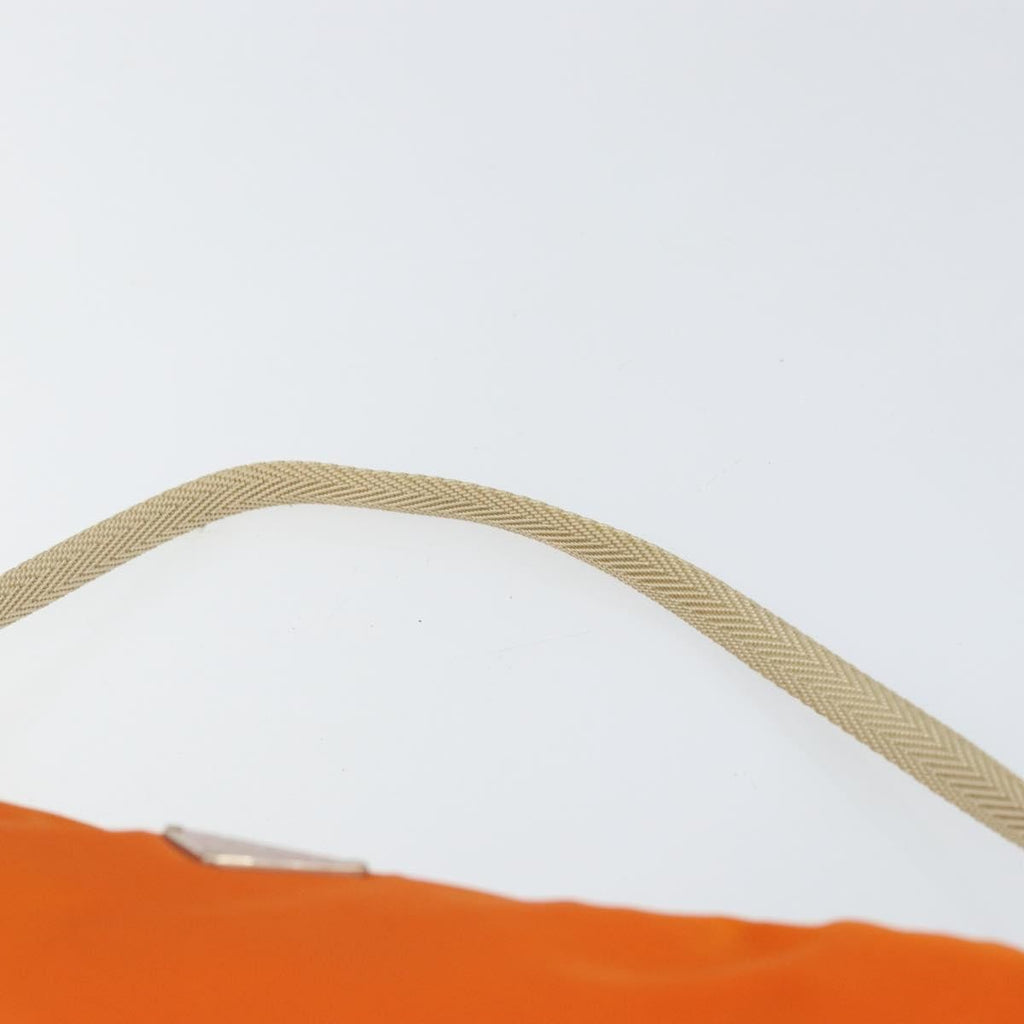 Prada Pochette Shoulder Bag Tessuto Orange Nylon Clutche & Pouche Bag