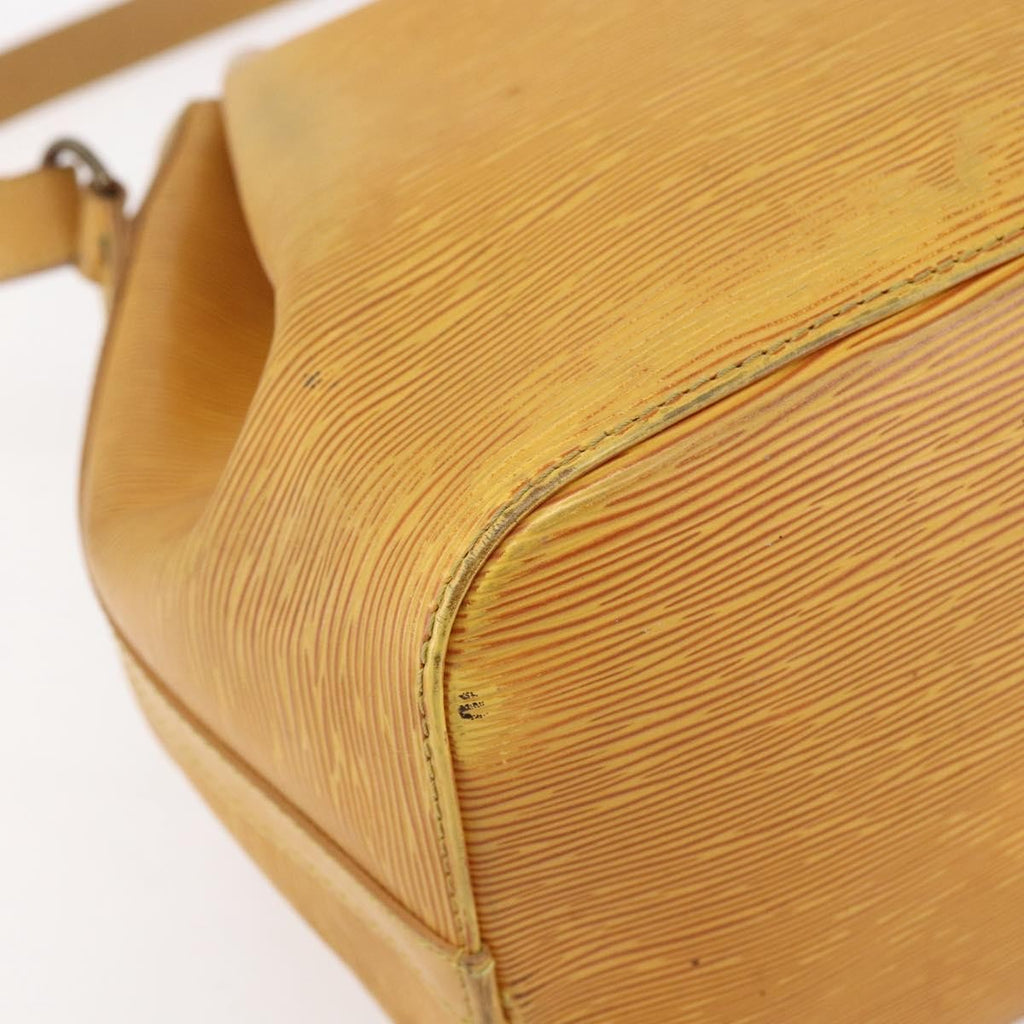 Louis Vuitton Petit Noe Handbag Epi Leather Yellow Leather Shoulder Bag