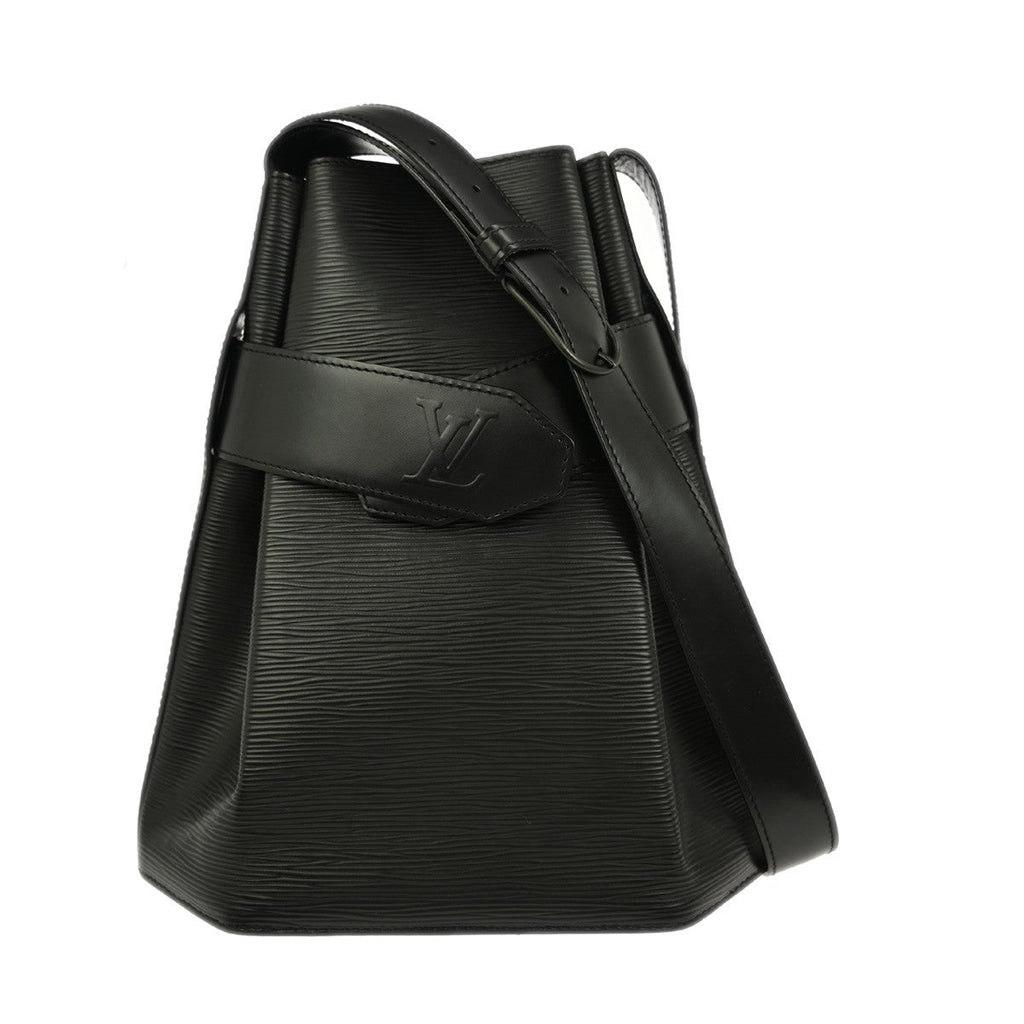 Louis Vuitton Vintage Sac D'epaule Handbag Epi Leather Black Leather Shoulder Bag