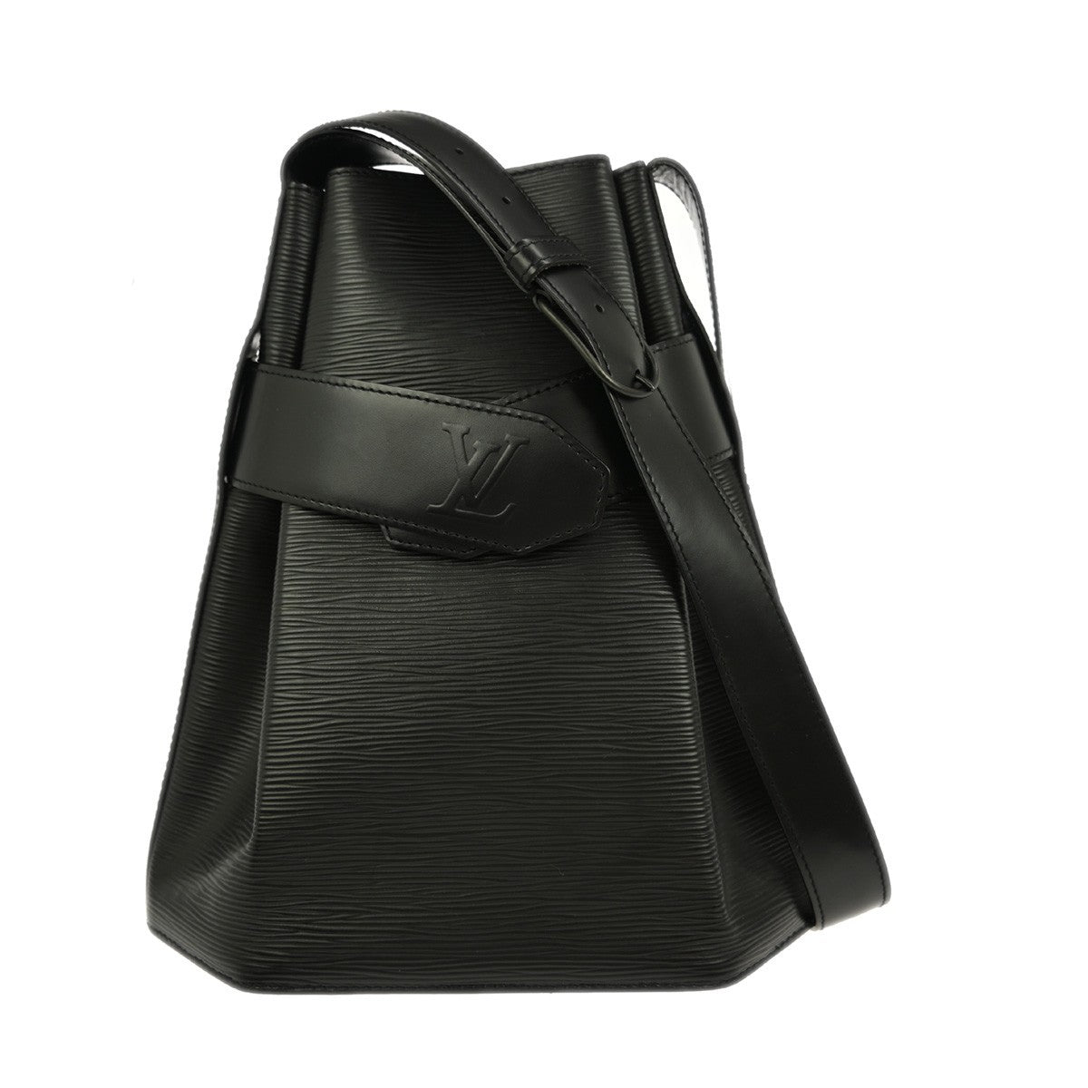 Louis Vuitton Vintage Sac D'epaule Handbag Epi Leather Black Leather Shoulder Bag
