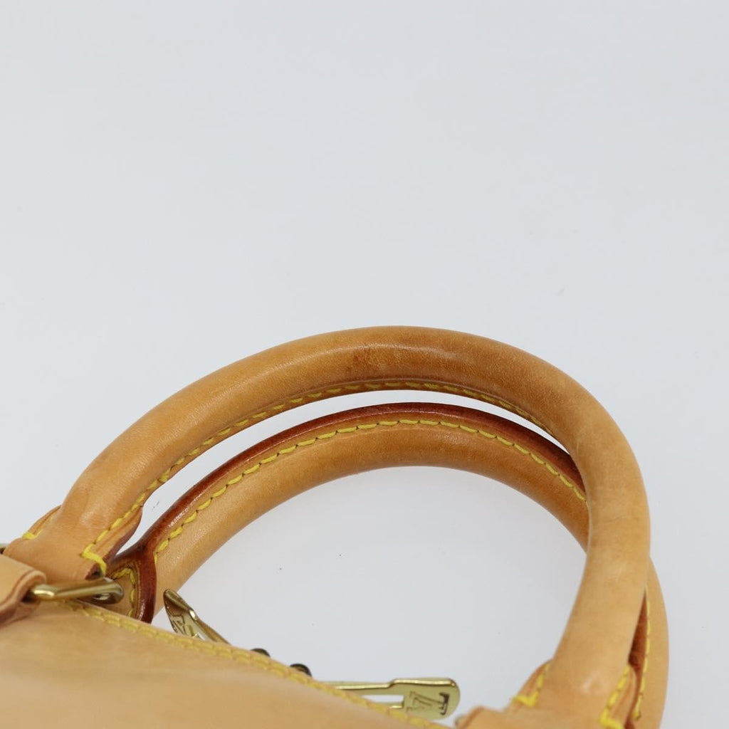 Louis Vuitton Alma Handbag Nomade Leather Beige Leather Handbag
