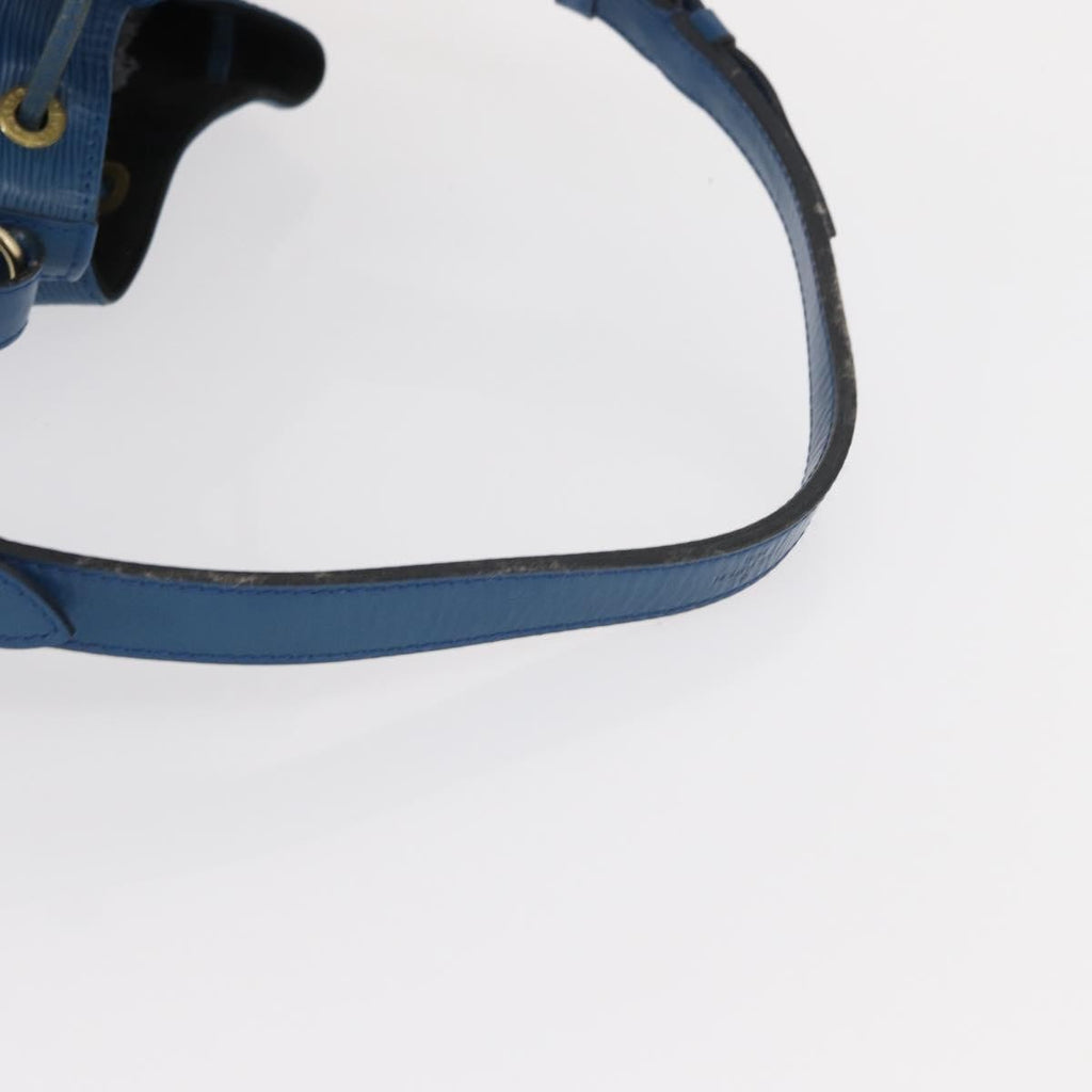 Louis Vuitton Noe Handbag Epi Leather Blue Leather Shoulder Bag