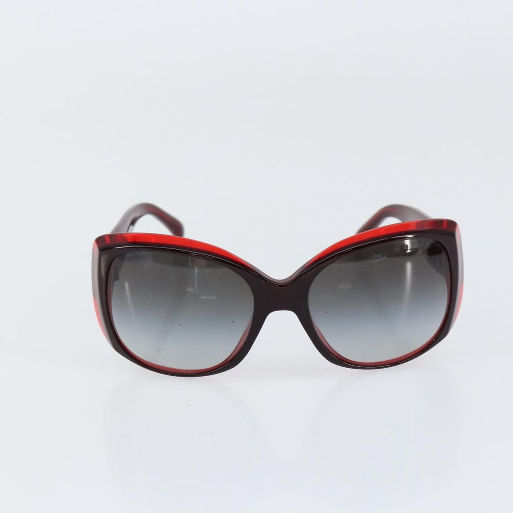Chanel Logo Cc Sunglasses Plastic Red Plastic Sunglasse Accessory