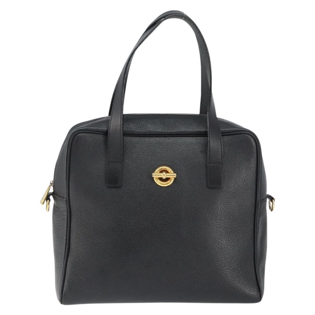 Celine Handbag Leather Black Leather Handbag