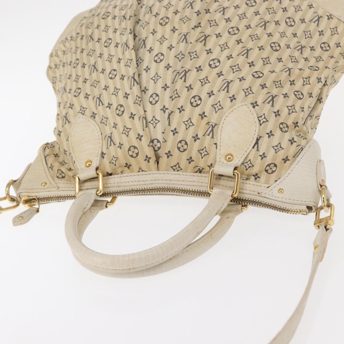 Louis Vuitton Marina Handbag Mini Lin Croisette Beige Canvas Handbag