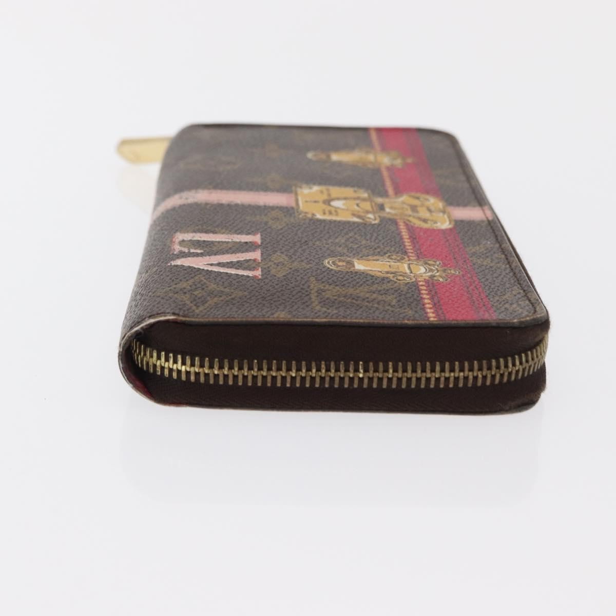 Louis Vuitton Zippy Wallet Canvas Brown Canvas Wallets Accessory