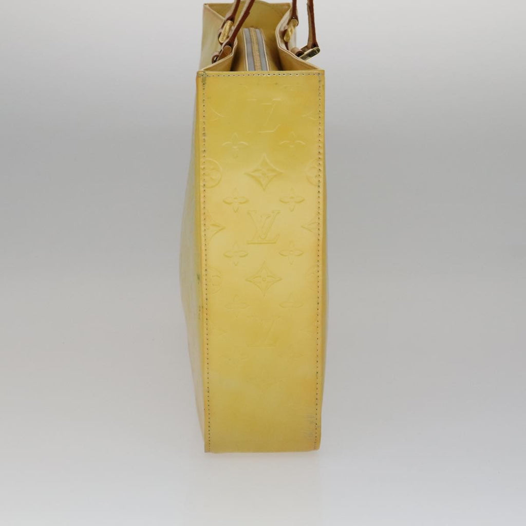 Louis Vuitton Columbus Handbag Monogram Vernis Yellow Patent_Leather Bag
