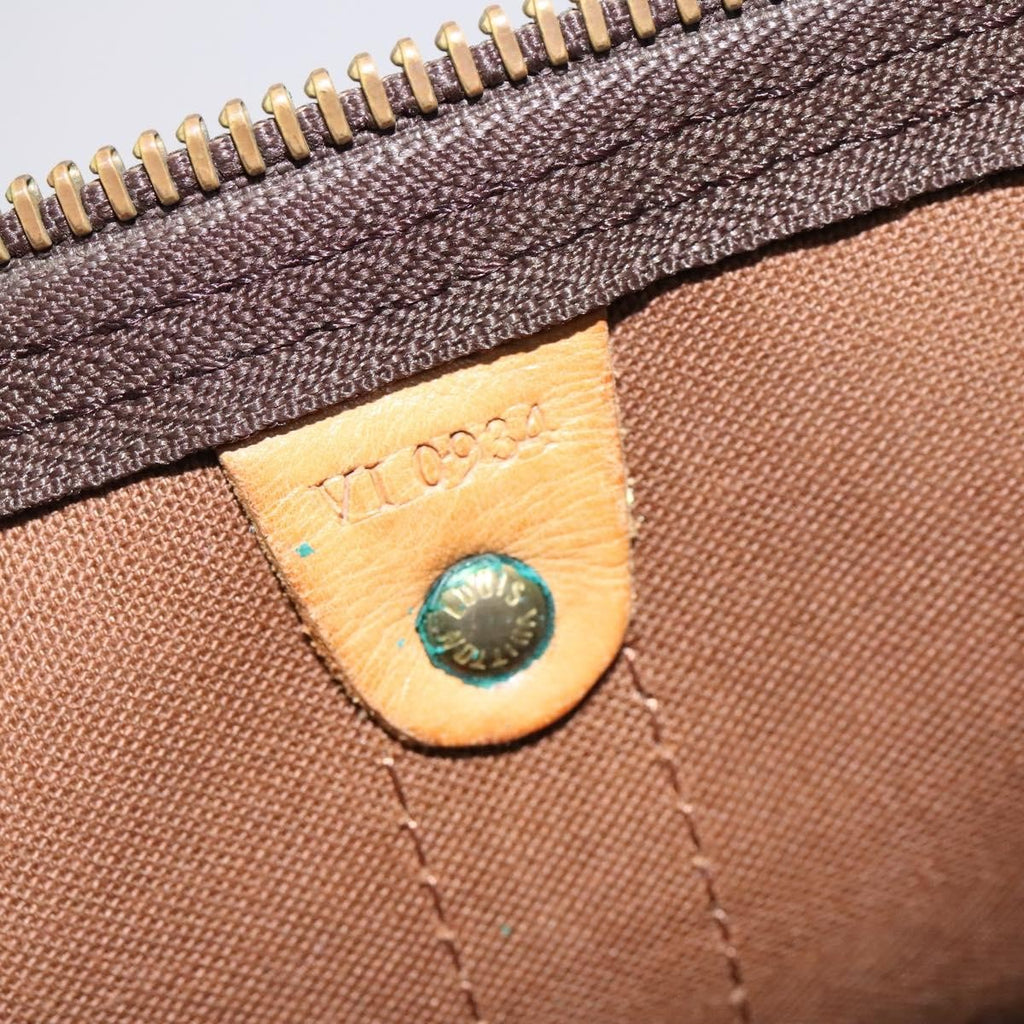 Louis Vuitton Keepall Bag Monogram Canvas Brown Canvas Travel Bag