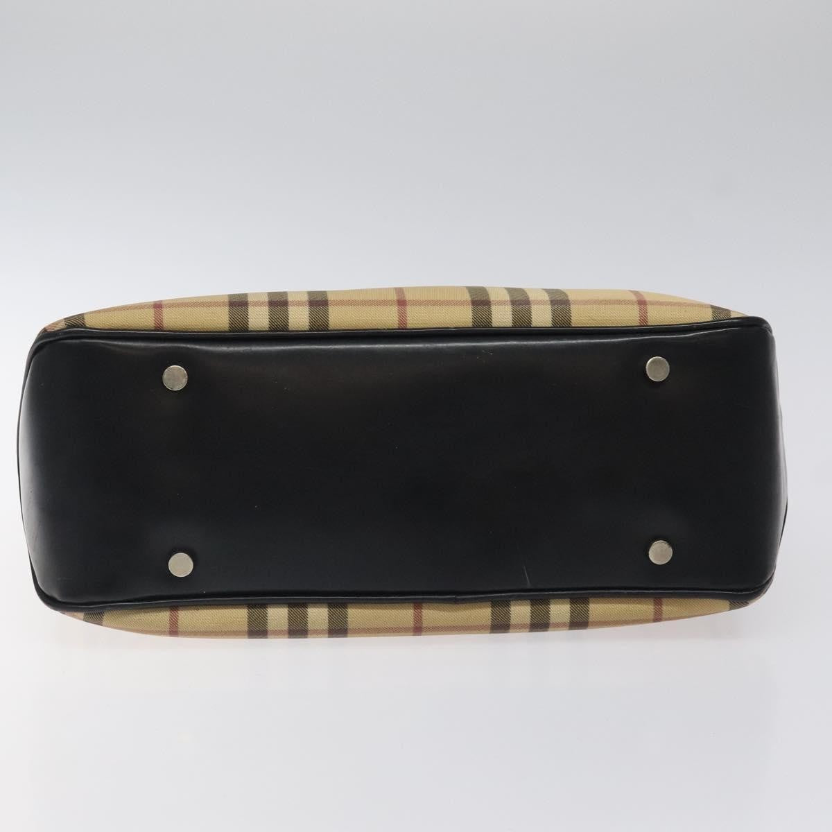 Burberry Nova Check Handbag Nova Check Canvas And Leather Beige Canvas Handbag