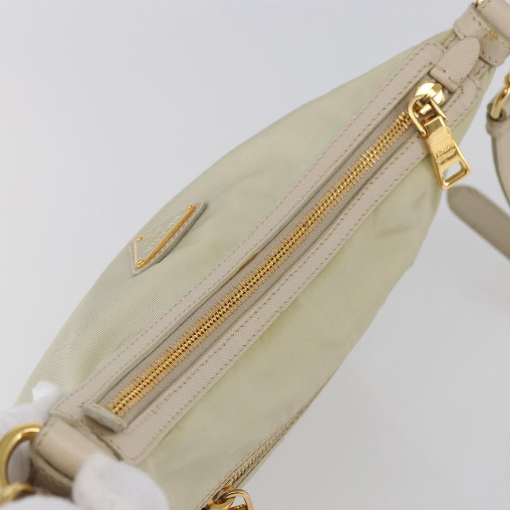 Prada Re-Edition 2005 Shoulder Bag Tessuto Beige Nylon Shoulder Bag Bag