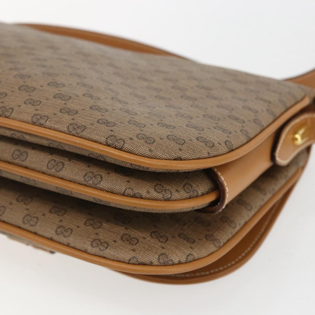 Gucci Micro Gg Supreme Shoulder Bag Gg Canvas Beige Canvas Shoulder Bag Bag (Pre-Owned)