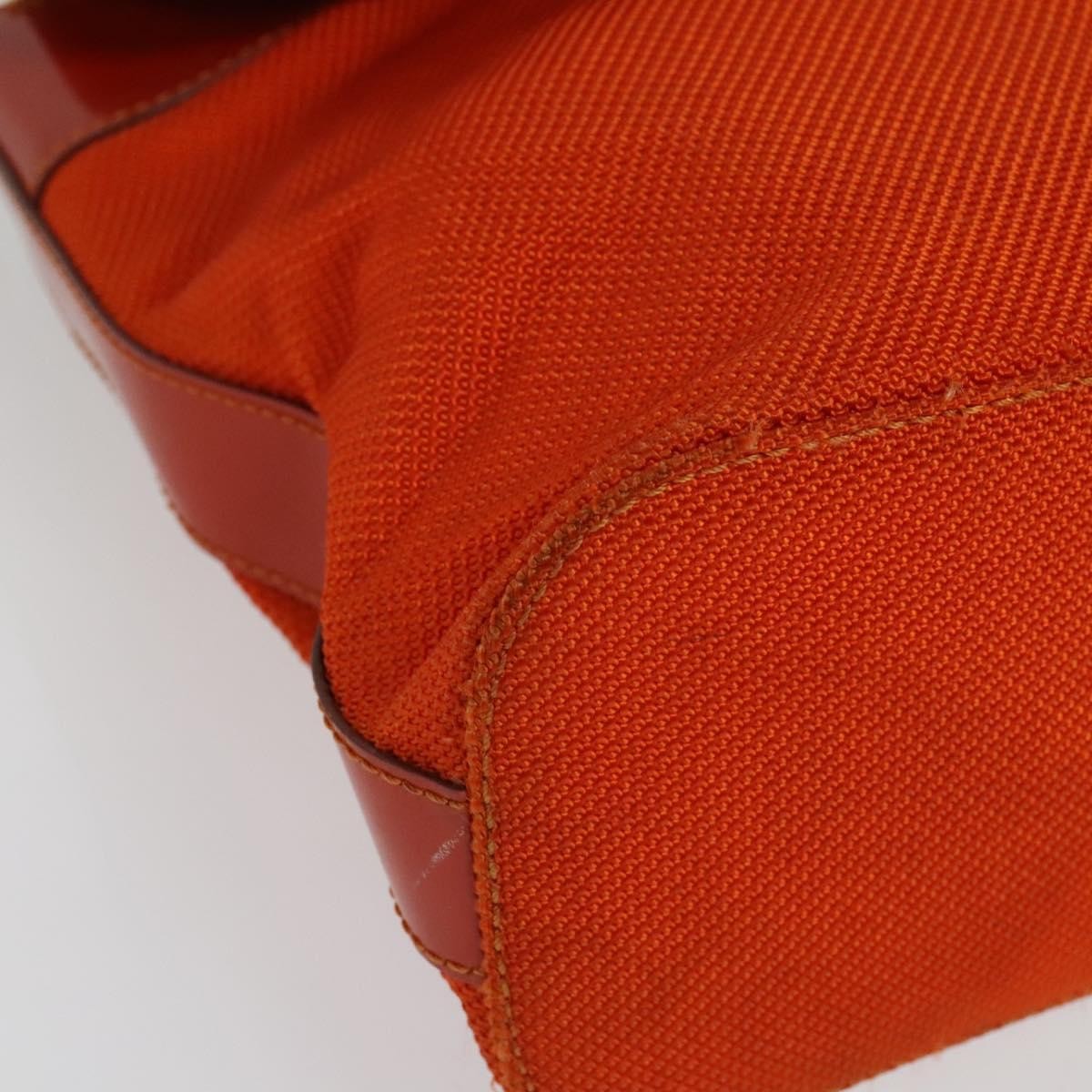 Celine Shoulder Bag Canvas Orange Canvas Shoulder Bag Bag