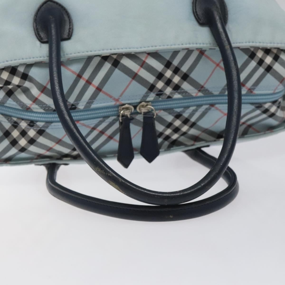 Burberry Nova Check Blue Label Nylon Blue Nylon Handbag