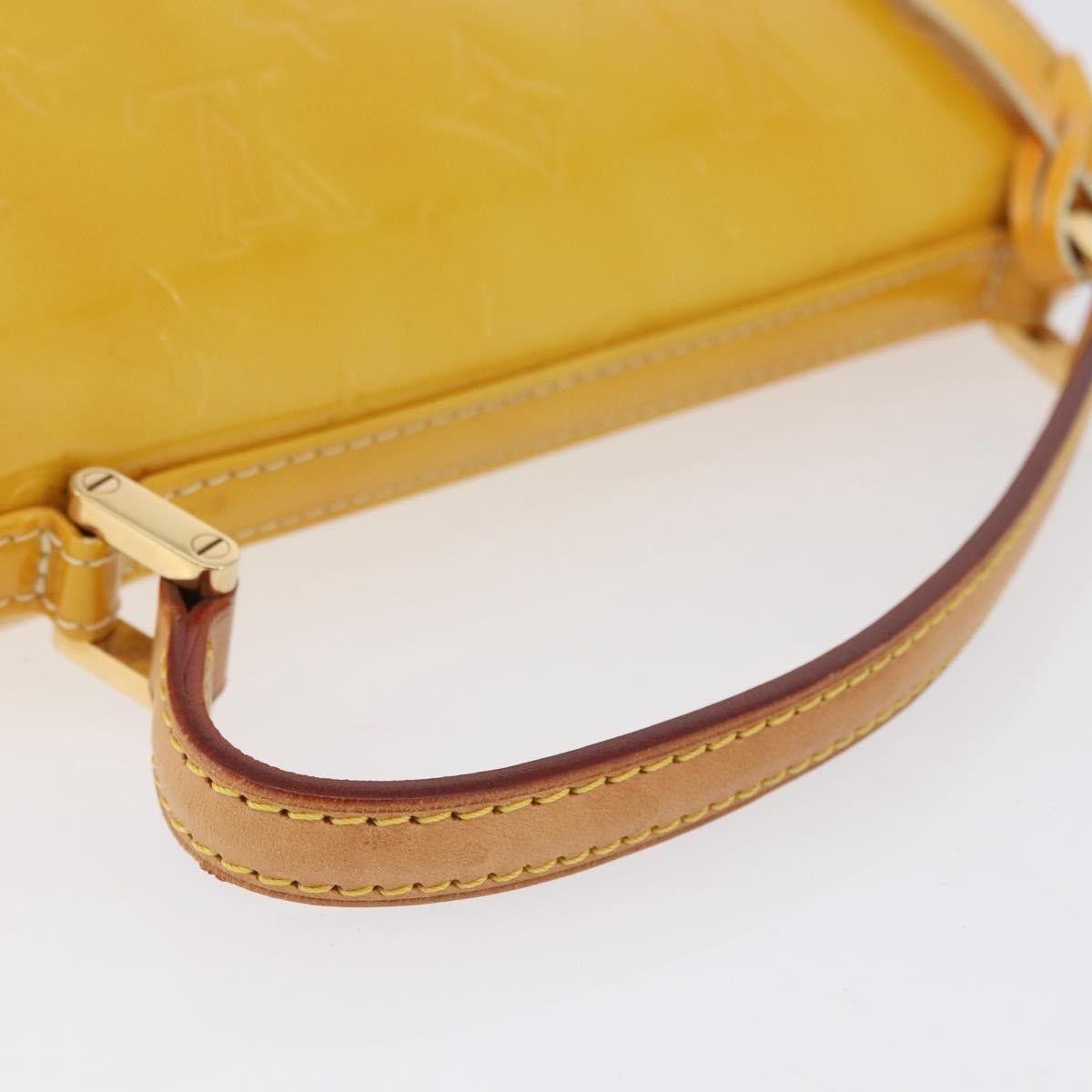 Louis Vuitton Spring Street Nm Handbag Patent Leather Yellow Patent_Leather Handbag