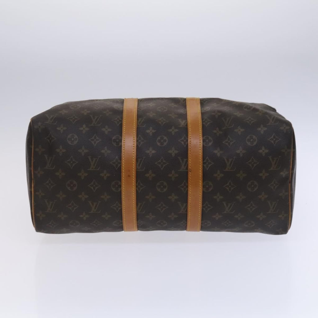 Louis Vuitton Keepall Bag Monogram Canvas Brown Canvas Travel Bag