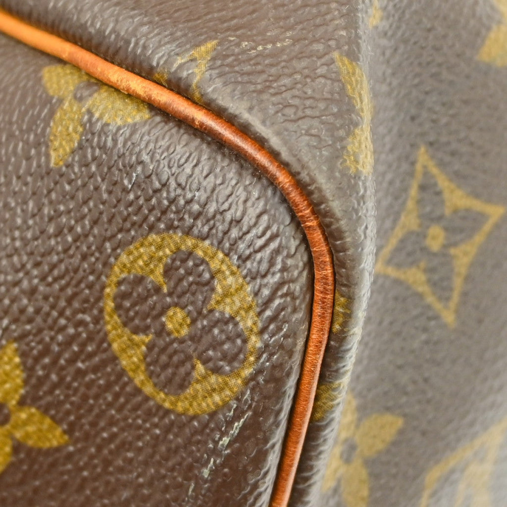 Louis Vuitton Keepall Bag Monogram Canvas Brown Canvas Travel Bag