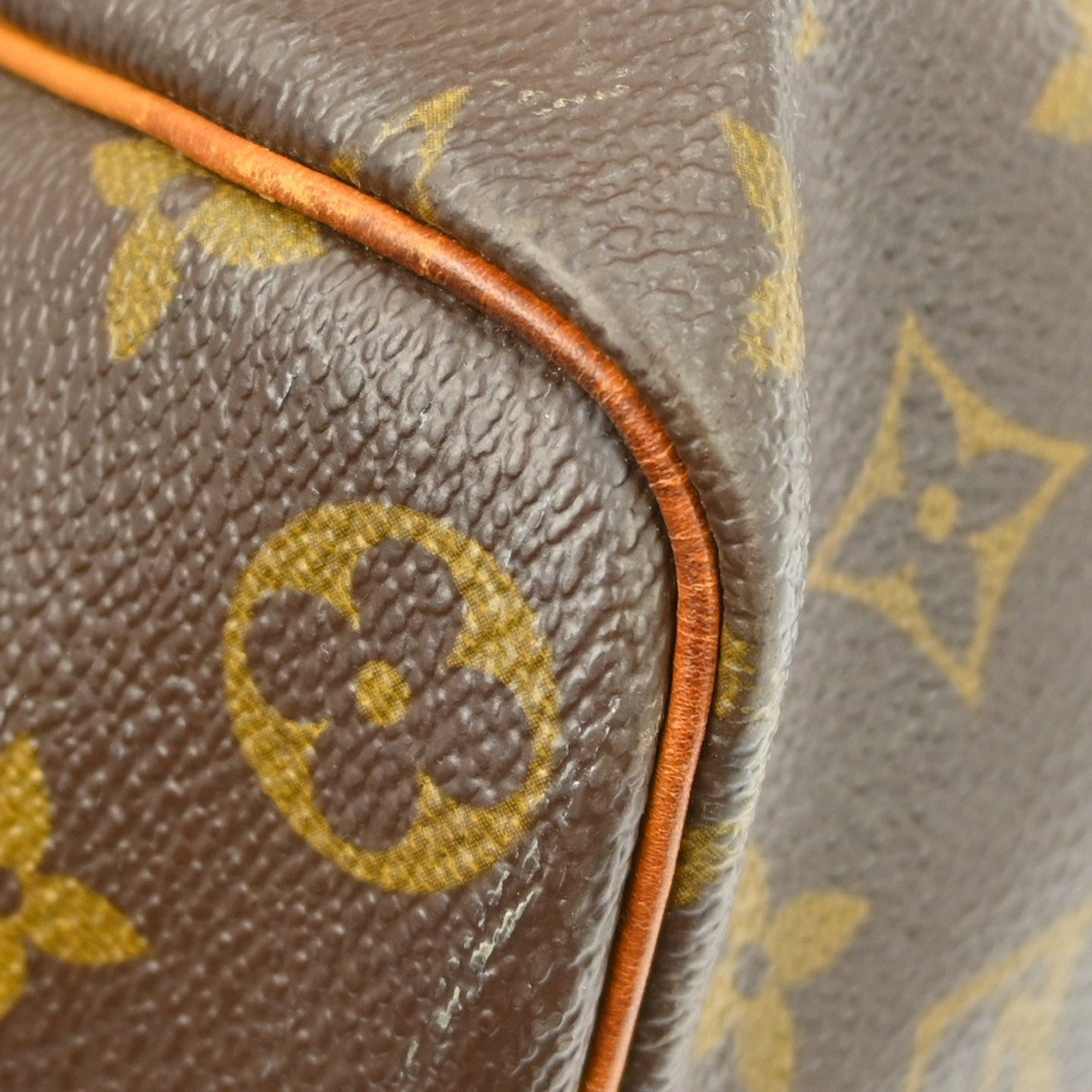 Louis Vuitton Keepall Bag Monogram Canvas Brown Canvas Travel Bag