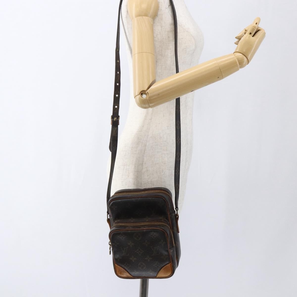 Louis Vuitton Amazone Bag Monogram Canvas Brown Canvas Shoulder Bag