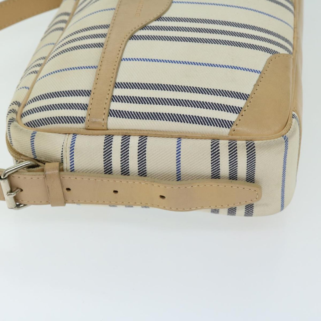 Burberry Nova Check Shoulder Bag Canvas Beige Canvas Shoulder Bag