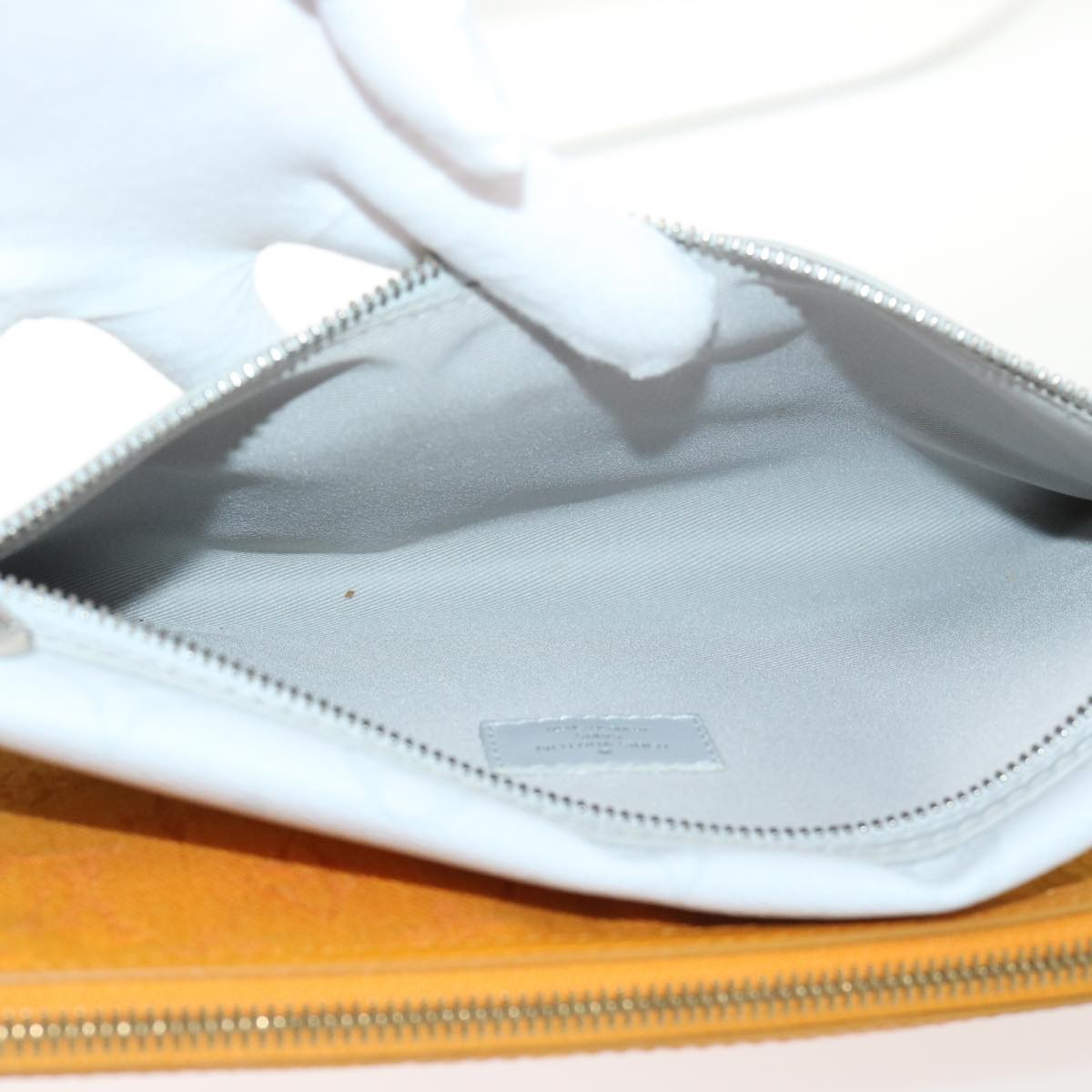 Louis Vuitton Double Flat Messenger Bag Limited Edition Logo Story Monogram Canvas And Denim Multicolour Canvas Clutche & Pouche Bag