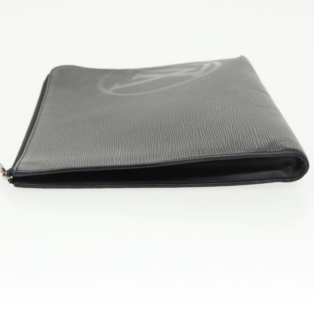 Louis Vuitton Pochette Jour Initials Epi Leather Black Leather Clutche & Pouche Bag